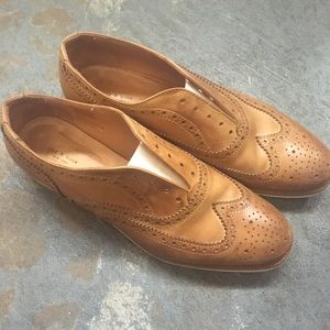 RAG & BONE Leather Slip On Wingtip Brogue